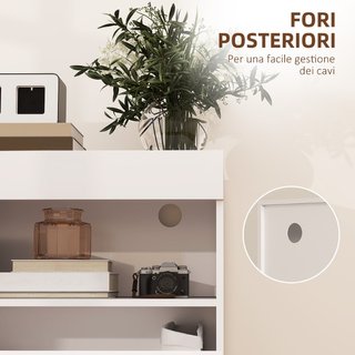 Aparador Moderno Bajo con Puertas Amortiguadas y A