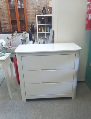 Cómoda Blanca 3 Cajones IKEA Hensvik