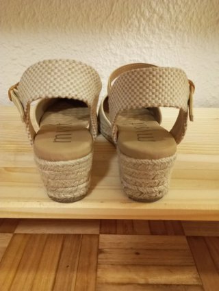 Alpargatas Yute Beige Talla 38 MYSOFT