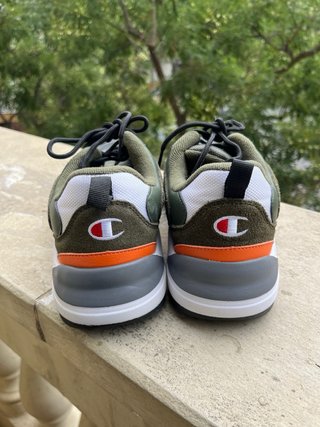 Zapatillas Champion Verde y Naranja Talla 40