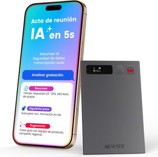 Grabadora de voz NEWYES IA 64GB rosa