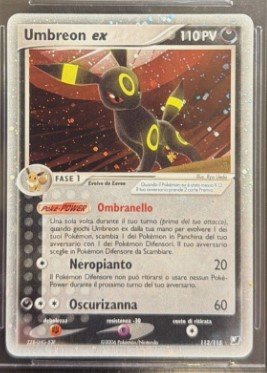 Carta Pokemon Umbreon ex 112/115