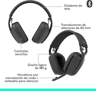 Logitech auriculares inalámbricos cancelación