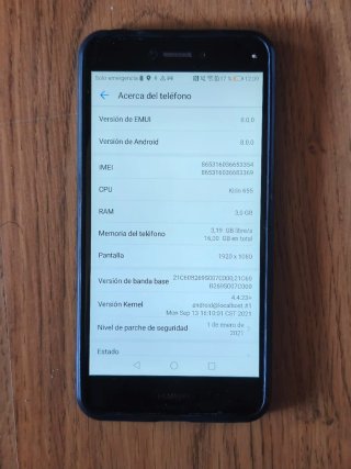 Huawei P8 Lite 2017 Negro - Carcasa ROTA