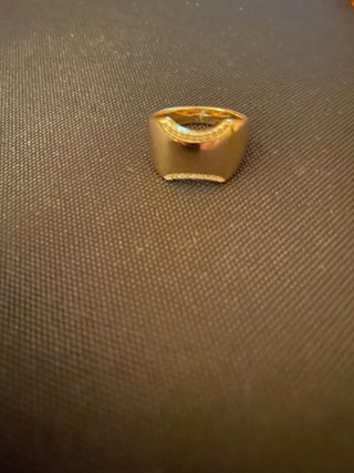 Anillo oro laminado de 14 k