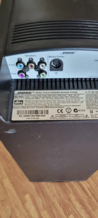 SUBWOOFER BOSE LIFESTYLE AV 18