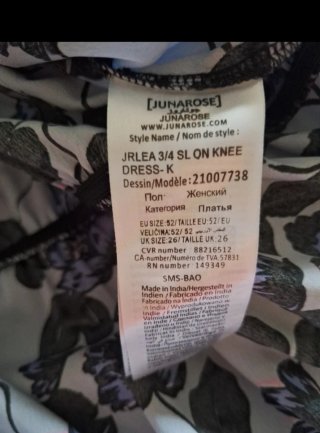 Abito estivo righe e fiori