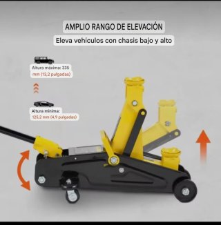A ESTRENAR!Gato hidráulico 2 toneladas perfil bajo