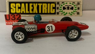 Scalextric Exin BRM f1 rojo hecho en mexico