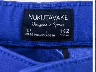 Pantalón azul Nukutavake talla 12 años (152 cm)