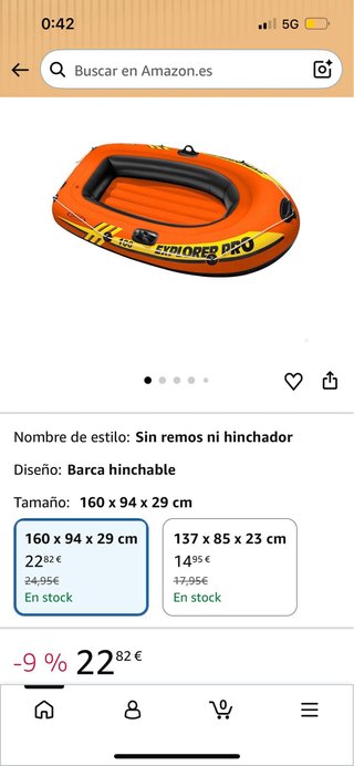 Barca hinchable Explorer Pro
