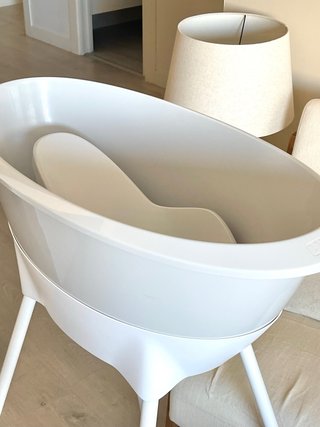 Bañera bebé LUMA con adaptador
