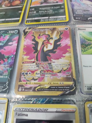 Lote de cartas Pokémon: Entrenador y Pokémon