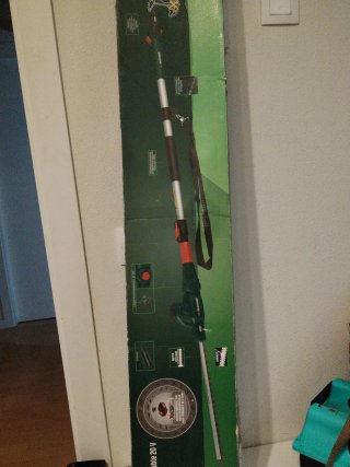 CORTASETOS TELESCÓPICO RECARGABLE 20V Parkside