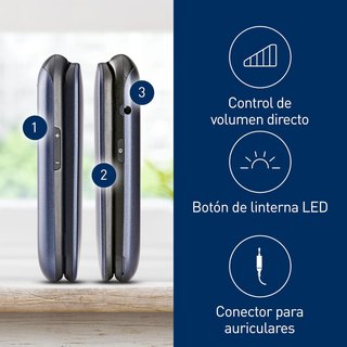 Panasonic teléfono móvil para mayores cámara
