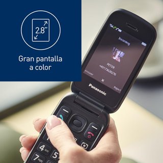 Panasonic teléfono móvil para mayores cámara