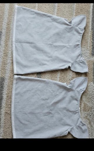 Lote 2 Camisetas Niña Rayas Blancas y Azules