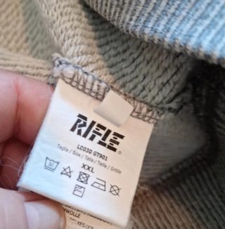Felpa Rifle grigia cotone
