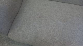 Sofá 2 plazas tapizado gris