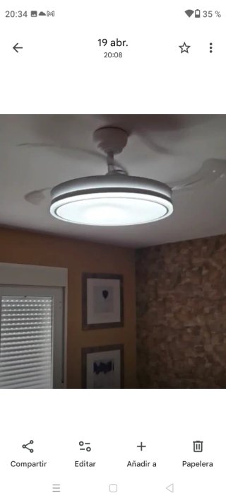 ventiladores techo, Montaje Electricista