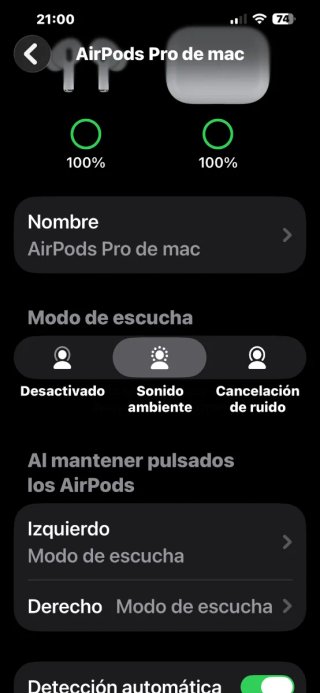 Air pods pro cancelación de ruido