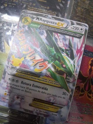 Carta Pokémon Mega Rayquaza EX 220 HP