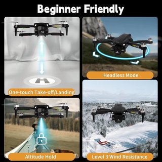 Dron cámara plegable motor potente