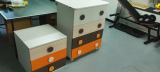 Cama infantil con cajones
