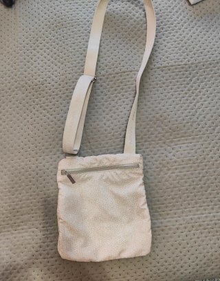 Borsa a tracolla Nardini beige