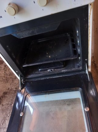 Cocina de gas con horno