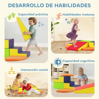 Bloques psicomotricidad espuma suave resistente