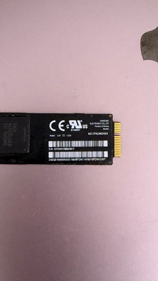SSD Apple Samsung 256GB NVMe MacBook Pro Air