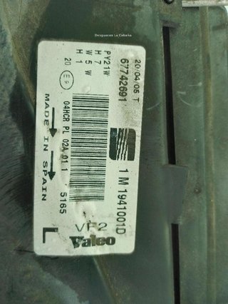 Faro izquierdo seat 1m1941001d leon (1m1) 20730048