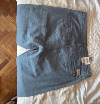 Pantalon chino Levis verde-azulado, nuevo, slim