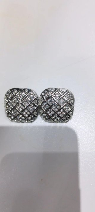Orecchini Max Mara vintage anni '80. cm 2