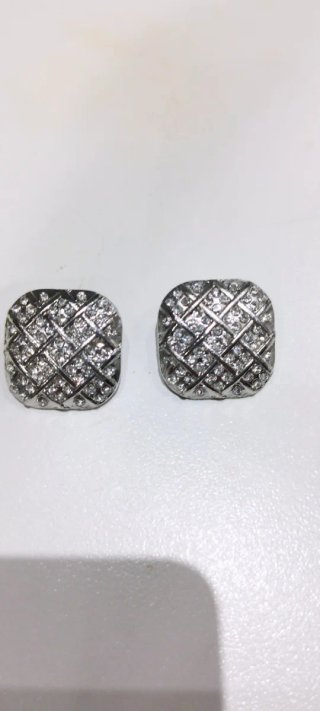 Orecchini Max Mara vintage anni '80. cm 2