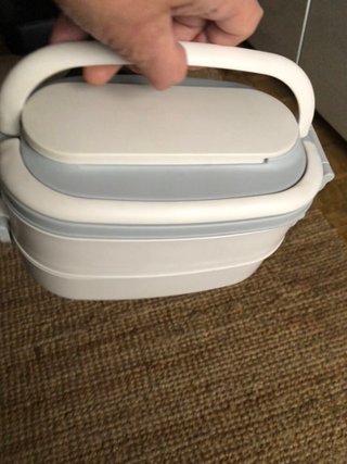 Tupper hermético y térmico doble con asa