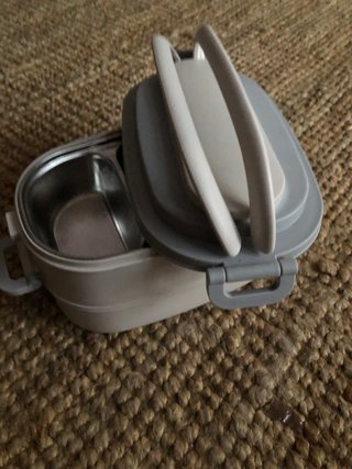 Tupper hermético y térmico doble con asa