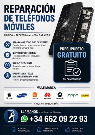 Reparación de telefonía movil
