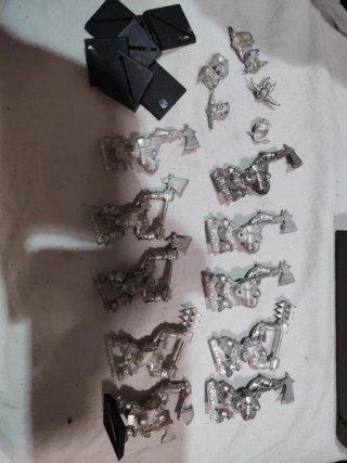 Figuras Orcos Black Orcs Warhammer Metal