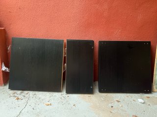 Mueble salón Ikea negro