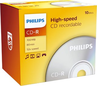 Philips discos CD-R grabación rápida