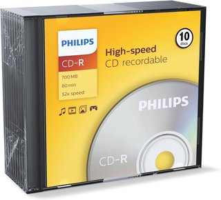 Philips discos CD-R grabación rápida