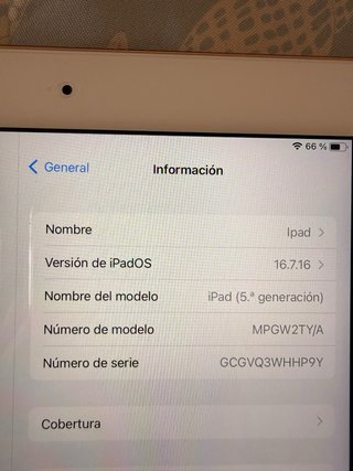 iPad 5ª Gen 2017 Dorado
