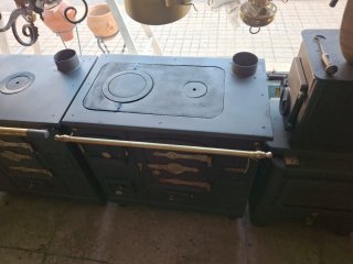 Esufa leña Calentar y cocinar--HERGOM