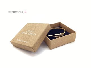 brazalete oro 18k con piedra con circonita