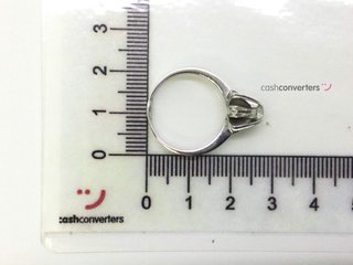 sortija oro 18k con piedra con diamante