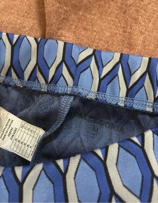 Pantalón acampanado Calzedonia azul