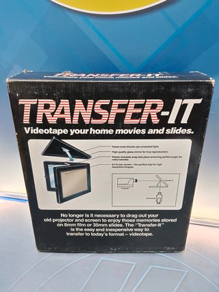 Transfer-It Transfer Home Movies and Slides to Videotape Vintage, nuevo sin uso, en su caja