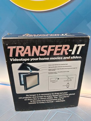 Transfer-It Transfer Home Movies and Slides to Videotape Vintage, nuevo sin uso, en su caja